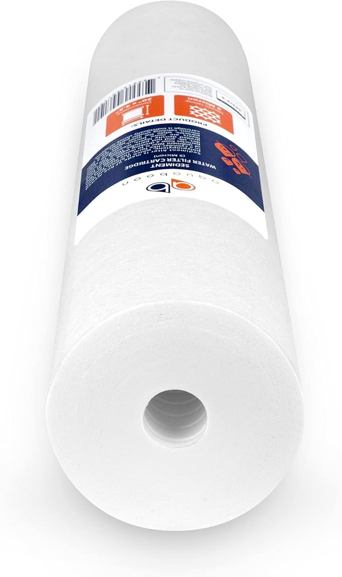 Aquaboon 5 Micron 20 x 4.5 Whole House Sediment Filter Cartridge 20 inch Water Filter Replacement Compatible with DGD-5005-20, FP25B, AP810-2, 6-Pack