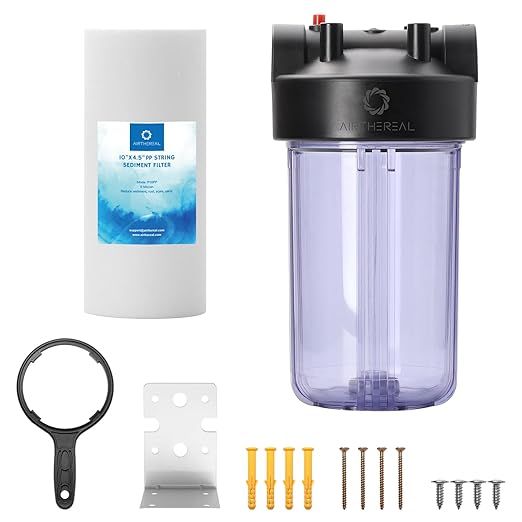 Airthereal Whole House Water Filter Housing, 10