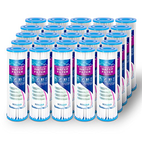 Pleated Sediment Water Filter Cartridge 9.87”x 2.5” Amplified Surface Area