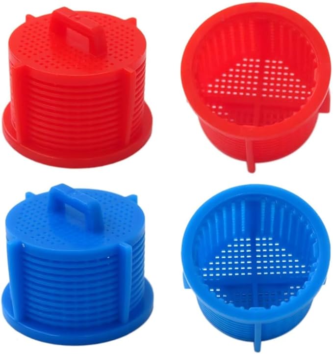 4 PK AGM73269501 Washer Water Inlet Valve Filter Screen Compatible for LG Washing Machine WM3250HWA, WM3360HWCA, WM3997HWA, WM3470HWA/00, WM5000HVA, WM8100HWA, WM3997HWA/00, WM4370HKA - AquaVibe