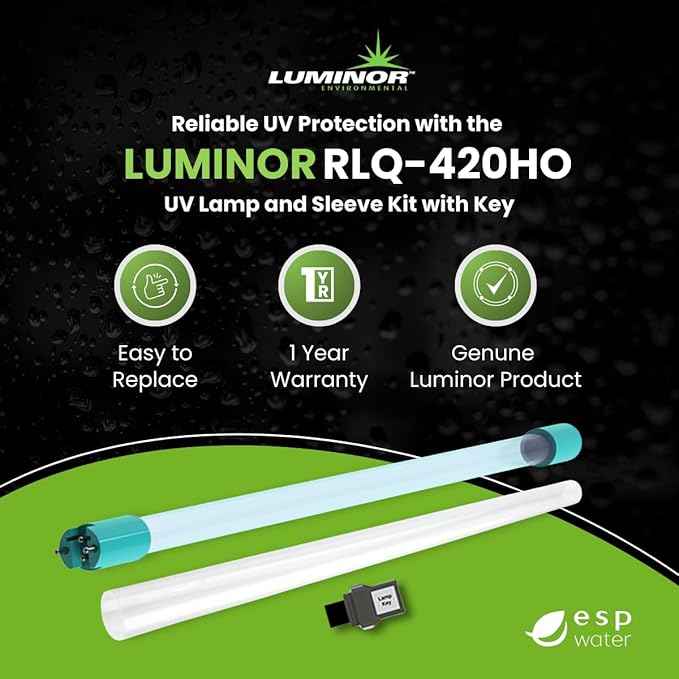 Luminor RLQ-420HO UV Lamp and Sleeve Kit for LBH4-151, LBH5-151, LB6-151