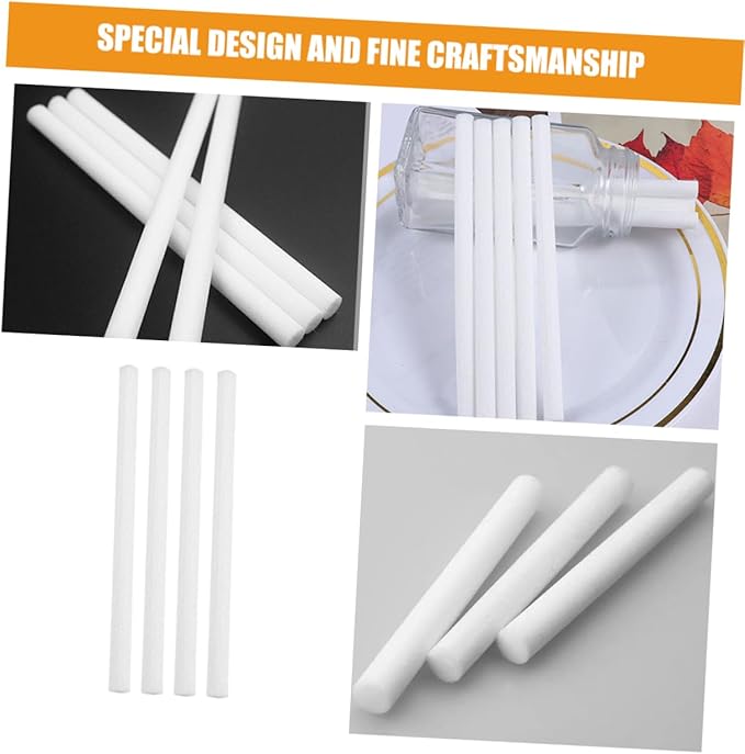 PRETYZOOM 100pcs Diffuser Sticks Replacement Humidifier Wands for Fragrance Diffusion Unique Design for Comfortable and Even Humidity Distribution Material - AquaVibe