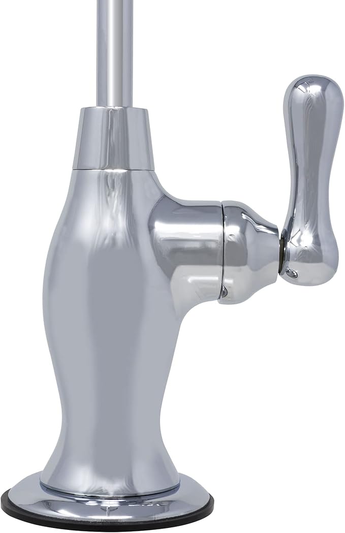 Reverse Osmosis Faucet Drinking Water Filtration System - Non Air Gap, Vase Style with Wrench (Chrome)