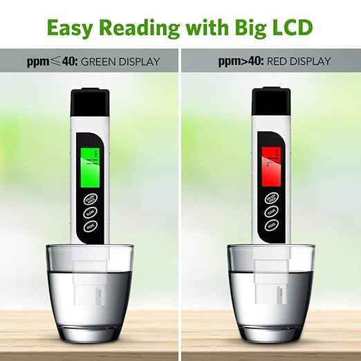 Digital TDS Meter, Hofun 3 in 1 TDS, EC & Temperature Meter, Accurate & Reliable PPM Meter, Water Testing kits for Drinking Water Quality, Tap, Well, Swimming Pool, Aquarium, RO/DI System, Hydroponics