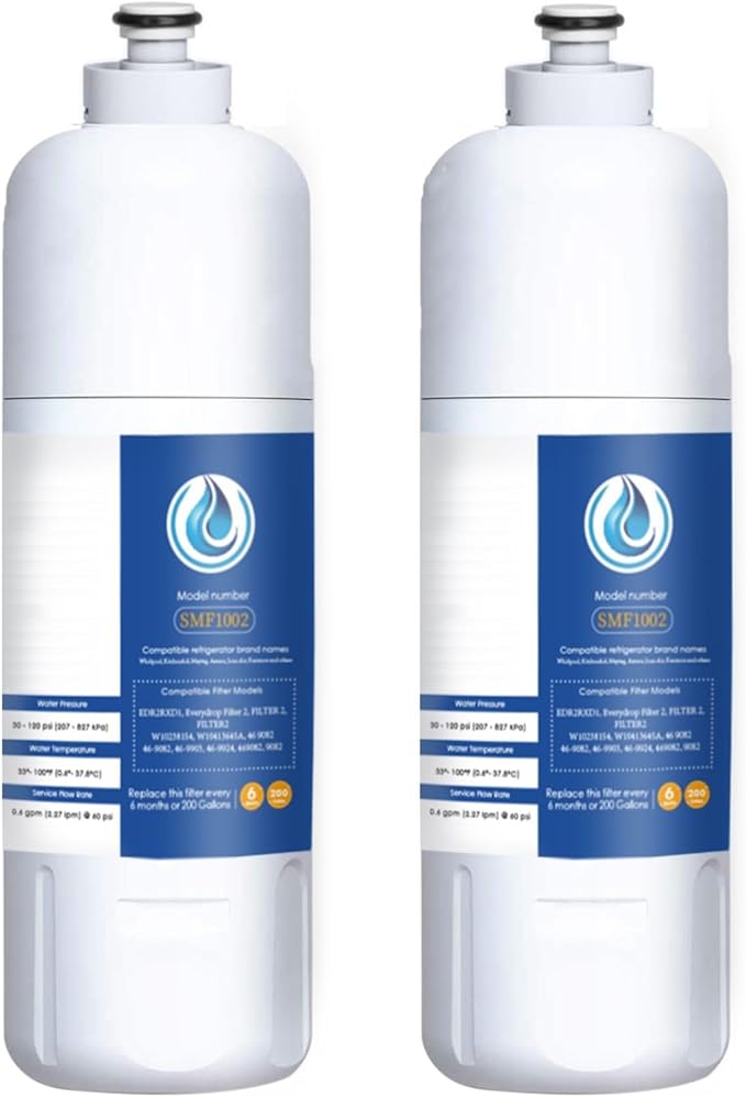 Replacement for EDR2RXD1, Compatible with W10413645A, Kenmore 46-9082, 9082, 46-9903 Refrigerator Water, Pack of 2 - AquaVibe