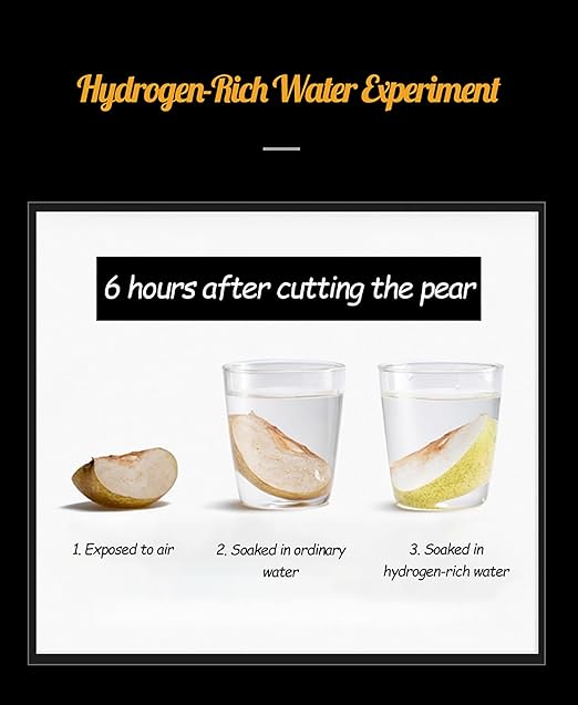 Hydrogenated Water Bottle, Portable Rechargeable 5 Min Quick Electrolysis Hydrogen Water Generator, Hydrogen Rich Water Ionizer Cup for Home Travel Office Exercise