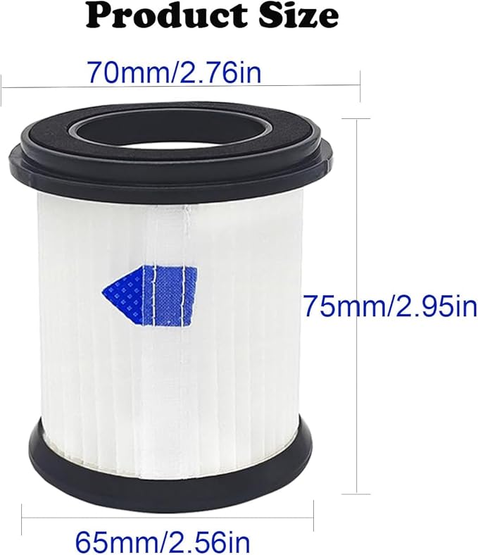 High-Efficiency Filter Replacement for TMA T120 T121 T151 T150 T220 T210 T181 T180 T220 Cordless Vacuum Cleaner/INSE N5S N5T S6T S6P Pro S610-8 pack+1pc brush - AquaVibe