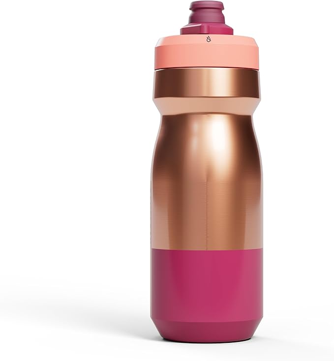 CamelBak Podium Steel Insulated Bike Water Bottle, Mercury Blush, 18oz