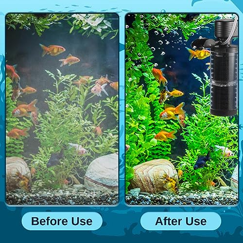 XpertMatic 15W Aquarium Filter 2 Stages 238 GPH (24 Ounce)