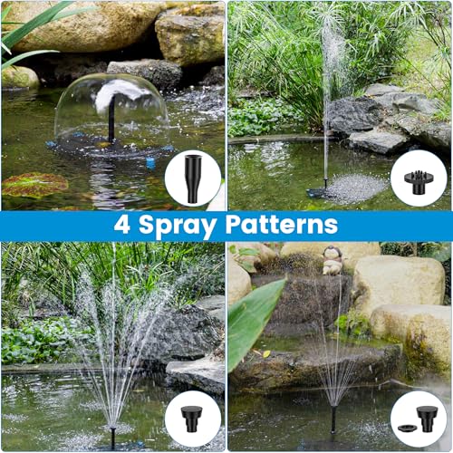 20W Solar Pond Filter Fountain for Outdoor Koi Pond