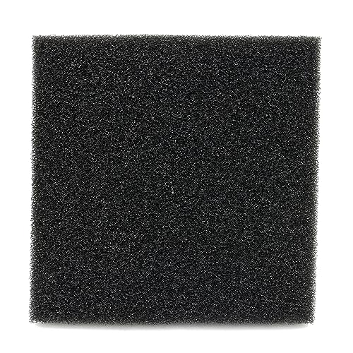 4 Pieces Aquarium Filter Foam Sponges Pad 20PPI 9x9x1 inch (4 Count)