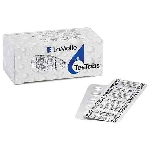 LaMotte 6915A Visual Grade TesTabs, Phenol Red, 100 ct.