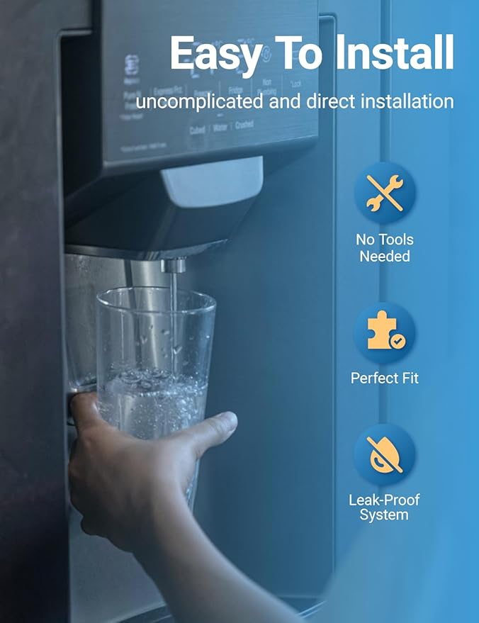 ADQ747935 Water Filter Replacement for LG LT1000P/PC/PCS ADQ74793501 ADQ74793502 MDJ64844601 LMXS28626S LRFLC2706S LFXS26973S LT-1000PC LFXC22526S LHFS28XBS LHFS28XBS Water Filter | 3pack | Cobectal