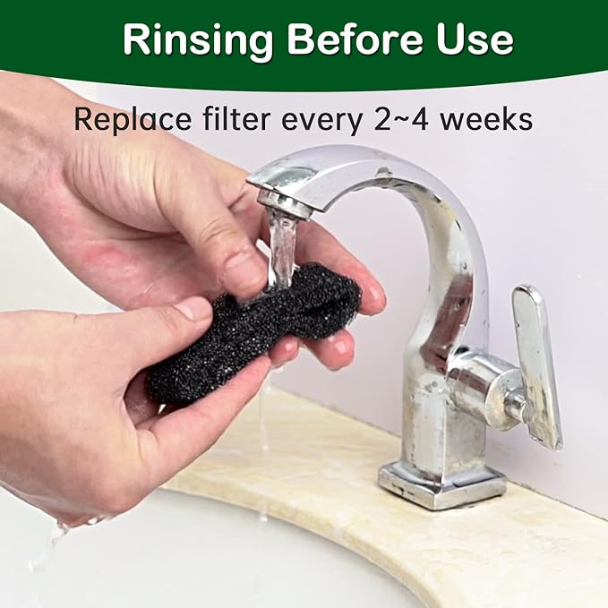 Cat Water Fountain Filters, Cat Fountain Replacement Filters for 2.0L/67oz Automatic Pet Water Dispenser,Pet Water Fountain Replacement Filters Package(Sponge 4 Pack)