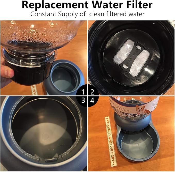 Water Fountain Filters Replacement Dog Compatible with Petmate (8 Count)