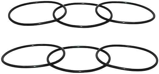 AppliaFit O-Rings Compatible with APEC 3.5 Inch O-Rings for APEC Ultimate and Essence Series Reverse Osmosis Water Filters, Version A (6-Pack)