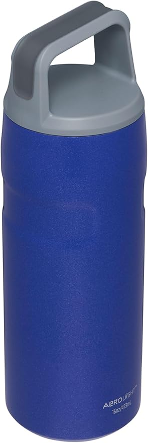 Stanley IceFlow Cap and Carry Water Bottle | Wide Mouth Twist Lid | Lightweight & Leakproof for Travel & Sports | Insulated Stainless Steel | BPA-Free