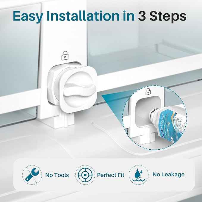ICEPURE Alkaline DA97-17376B Refrigerator Water Filter Replacement for Samsung HAF-QIN/EXP, DA97-08006C, WD-F45, WS645A RS27T5200SR RS22T5201SR RF28R7201SR RF32CG5400SR RF23M8070SG, Enhances PH, 3Pack