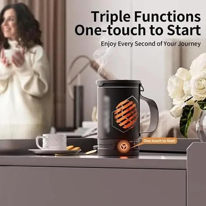 Popcorn Maker Machine Popcorn Maker Fast Boiling Hot Water Coffee Tea Portable for Travel Food Cooking Possible at Hotel and Turns
