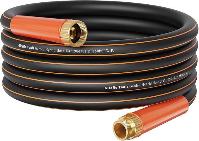 Giraffe Tools Garden Hose 25ft x 3/4