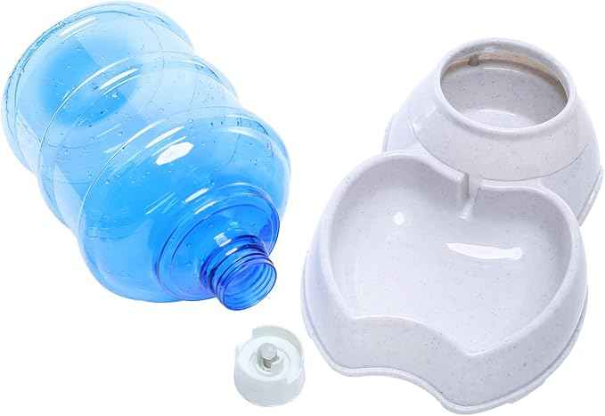 Pet Water Dispenser Automatic for Dogs Cats, BPA-Free, Gravity Refill, Self Feeding for Small Medium Pets Puppy Kitten Rabbit - 1 Gallon (Waterer)