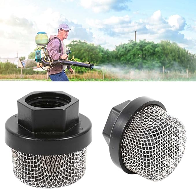 Hose Inlet Strainer Filter Inlet Suction Strainer Mesh Filter Suction Hose Strainer Garden Hose Strainer Filter Sprayer Filter, 7/8 inch