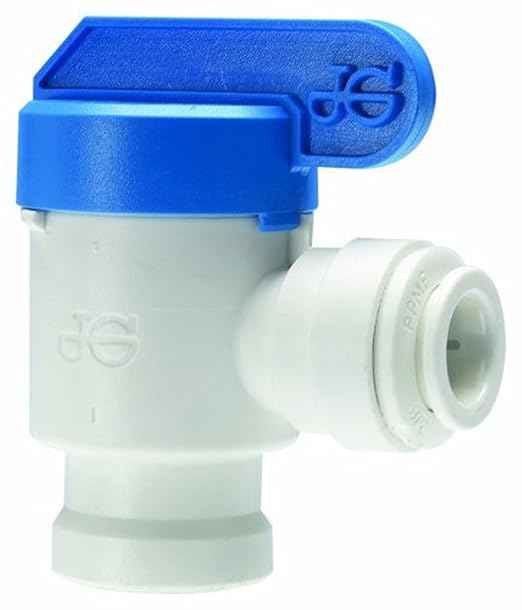 iSpring 5.5 Gallon RO Water Storage Tank Bundle with John Guest 3/8 Inch Female Shut Off Valve