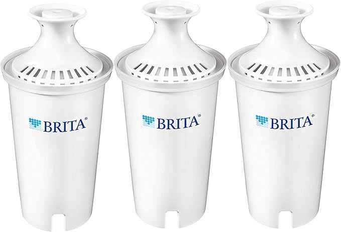 Brita Standard Pitcher Filters 3-Pack for Pitcher Replacement Filter
