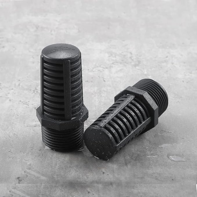 TOMEX 1 Inch Threaded Suction/Overflow Strainer, Screen Strainer 1 Inch (2 Pack)