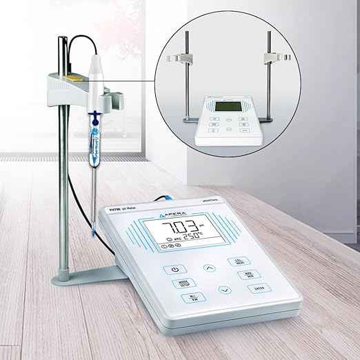 Apera Instruments PH700-MS Benchtop Lab pH Meter for Micro-Volume (>15 Micro liters) Water Solution Samples and/or Biological Samples