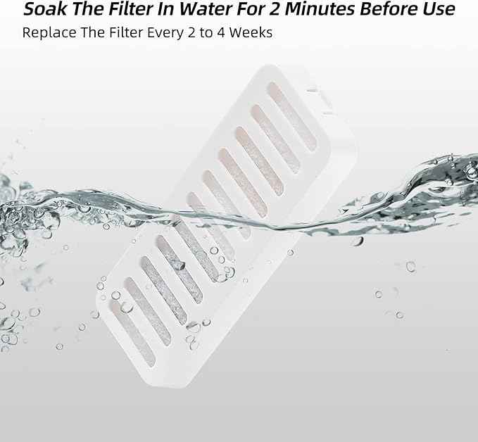 Cat Water Fountain Replacement Filters 8 Pcs