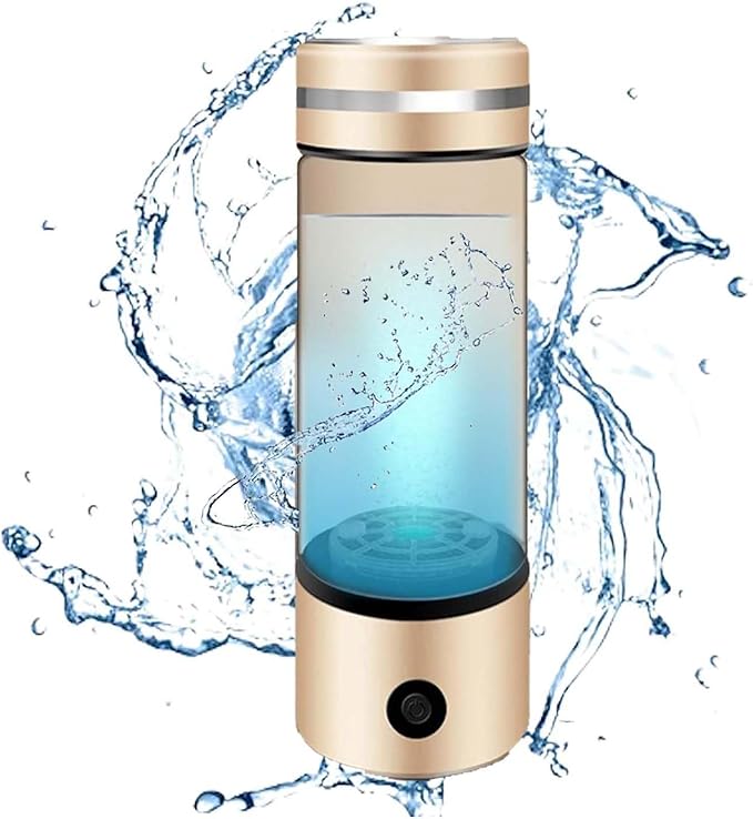 300mL Portable H2 Ionizer Water Machine, Healthy Alkaline Hydrogen Water Maker, with SPE and PEM Technology, 1500ppb Hydrogen Concentration, Sleep Improvement