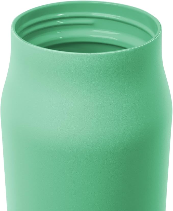 Simple Modern Water Bottle with Push Button Straw Lid | Ceramic-Lined Insulated Stainless Steel | Travel Water Bottles for Gym & Sports | Leak Proof | 34oz, Mistletoe