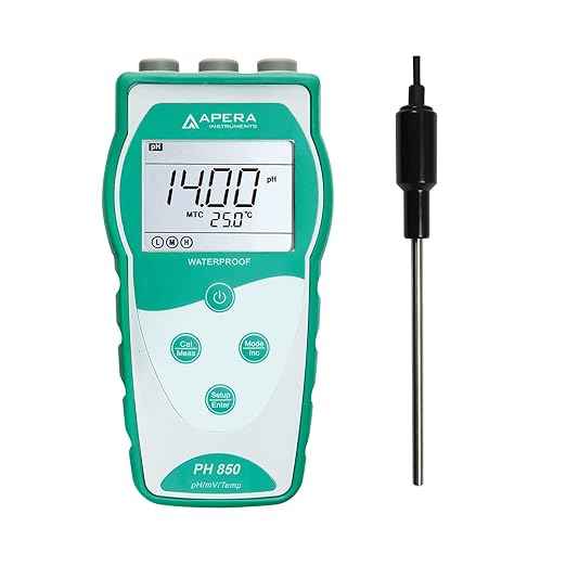 Apera Instruments Value Series PH850 Portable pH Meter with Temperature Probe Only