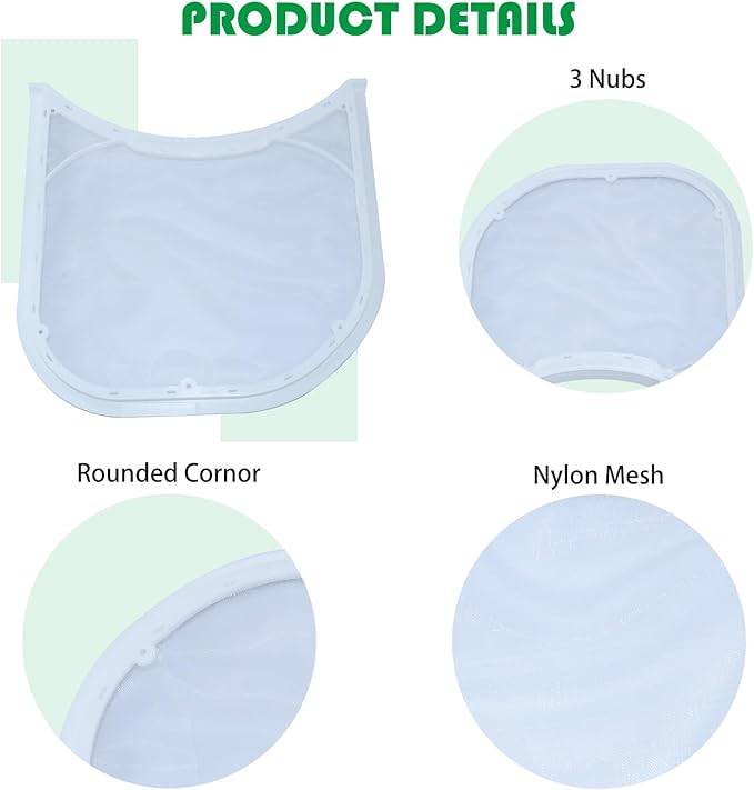 5231EL1003B Dryer Lint Screen Filter Replacement with Dryer Cleaner Vent Lint Brush Replaces 5231EL1002E 5231EL1003A 5231EL1003B AH3527578 1266857 AP4440606 PS3527578 EAP3527578