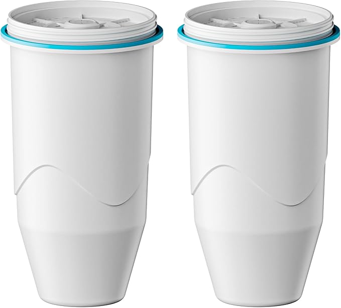 Compatible with Zero Pitcher and Dispenser ZR-001 ZR-004 ZP-006 ZR-017, 0 TDS, Reduce Lead, Mercury, Chlorine and Contaminants by DRINKCLEAR, 2 Pack