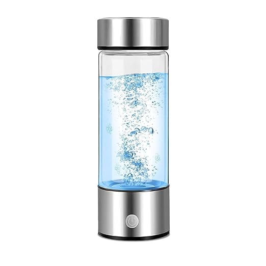 Hydrogen Water Bottle,Rechargeable Hydrogen Water Bottle Generator, Portable Hydrogen Water Ionizer Machine for Sports & Outdoors