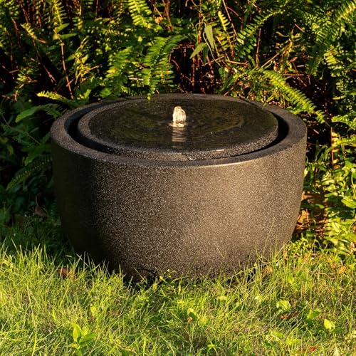 12.60” H Outdoor Water Fountain Made with Eco