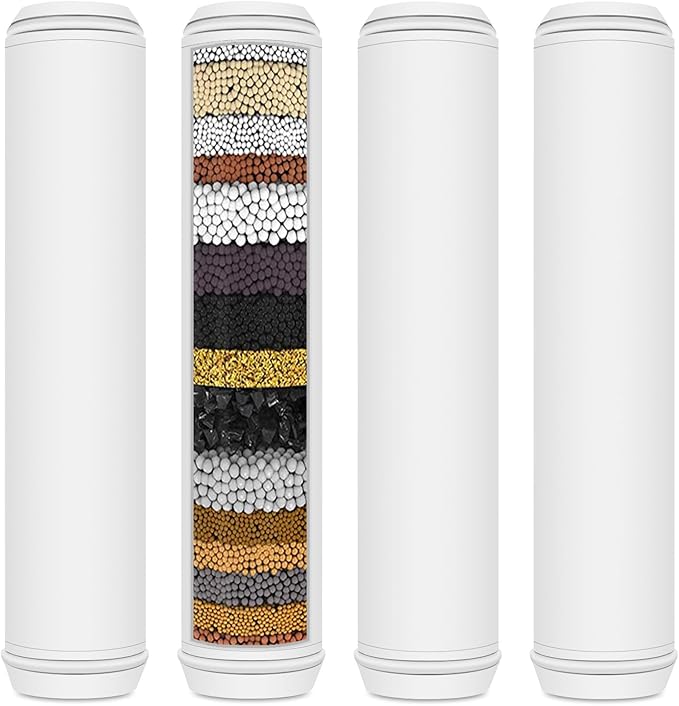 Replacement Shower Filter Cartridge Compatible With PWERAN Filtered Showerhead for Hard Water,Replacement shower Filter for Shower Head(4-Pack)