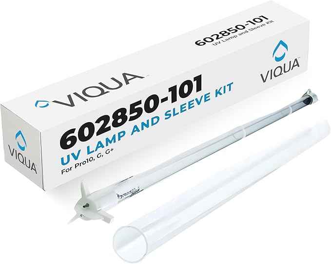 Viqua 602850-101 UV Lamp and Sleeve Kit for PRO10, G, G+ Water Treatment Systems, Genuine OEM Parts