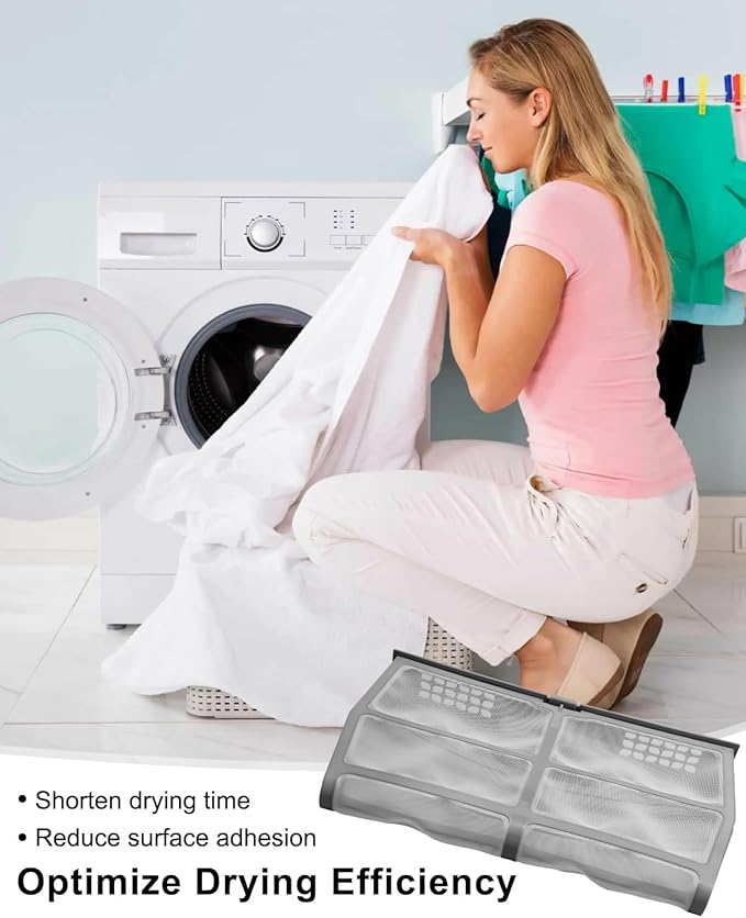 W10859086 Dryer Lint Screen Filter with Dryer Lint Brush Fit for Whirlpool Maytag Kenmore MEDB855DC2 MEDB855DC3 MEDB855DW0 WED8500DR3 Replace W10859086 W10608811, Replacement Lint Trap