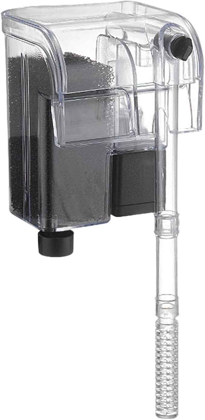 Auto Start Hang on Back Aquarium Adjustable Quiet Fish Tank Hob for Freshwater Accs, A