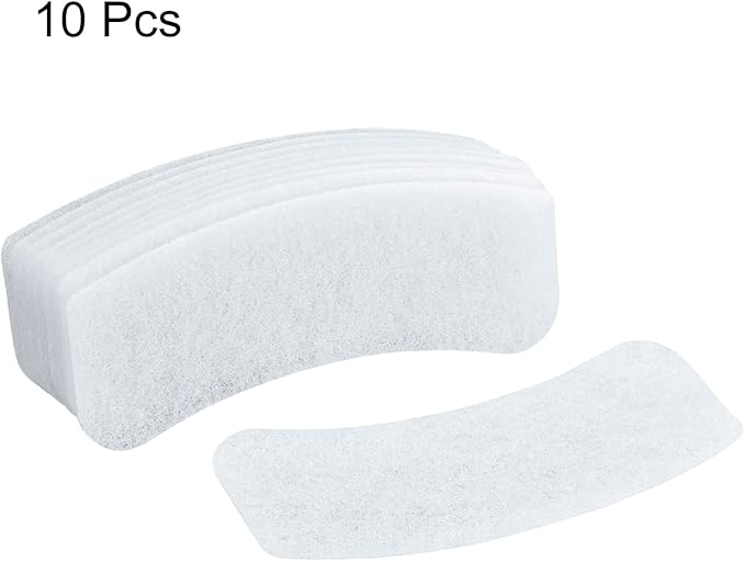 MECCANIXITY Universal Cloth Dryer Air Intake Filter, Cotton 160x62mm White for Clothes Dryer Filter Replacement Pack of 10