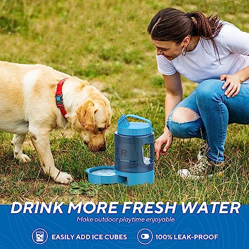 Dog Water Bowl Dispenser 77oz