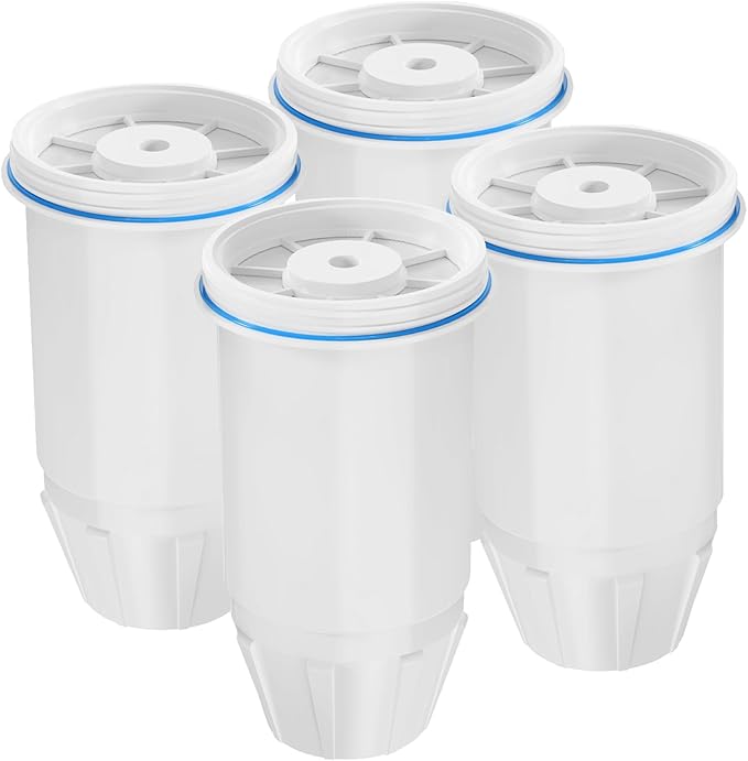 Fit for zero Pitcher and Dispenser ZR-001 ZR-004 ZP-006 ZR-017 Water Filter, Multi-Stage Filter System, Reduce Lead, Chromium, and PFOA/PFOS, Pack of 4,by Cobectal