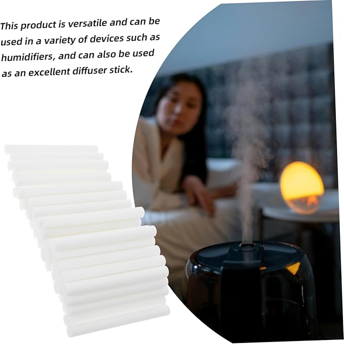 50pcs Essential Oils Diffuser Sticks Humidifier Filters Replacement Wick Car Humidifier Oil Scents Absorbent - AquaVibe