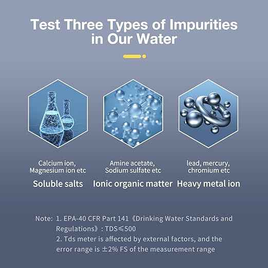 2025 All-New 4 in 1 Tds Meter Digital Water Tester - Accurate and Reliable TDS EC & Temp(°C,°F) Meter - 0-9999ppm - Professional Testing for Drinking Water, RO/DI System, Aquariums etc