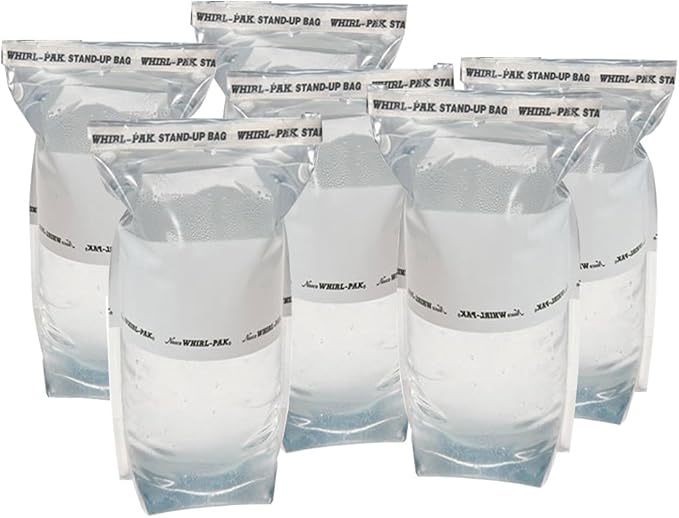 5col Survival Supply 36 Oz. Whirl-Pak Emergency Stand-Up Water Bags - Pack of 6