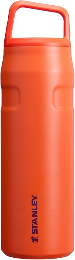 Stanley IceFlow Cap and Carry Water Bottle | Wide Mouth Twist Lid | Lightweight & Leakproof for Travel & Sports | Insulated Stainless Steel | BPA-Free