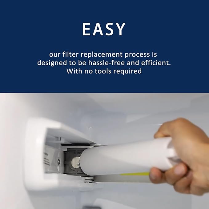 ADQ36006101 9690 Water Filter Replacement for LG LT700P, Kenmore Elite 46-9690 ADQ36006102, RWF1200A, CLCH106, RWF1052 LFX28968ST LFXS29626S LFXS30766S LFX31925ST LFX31945ST Refrigerator.1 Pcs - AquaVibe